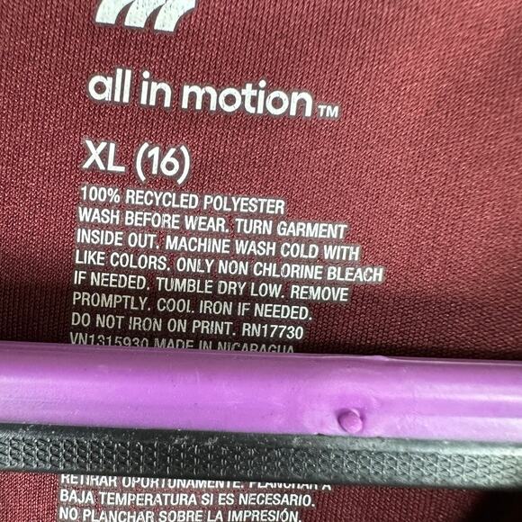 All In Motion Long Sleeve Shirt Bundle XL 16 Performance Activewear Lot outdoor - Picture 3 of 10